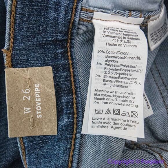 NEW Madewell‎ StovepipeJeans Antoine Wash, 26 - Picture 16 of 16